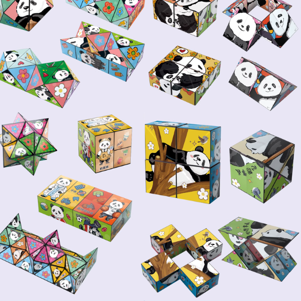 Magic Cube Panda Puzzle