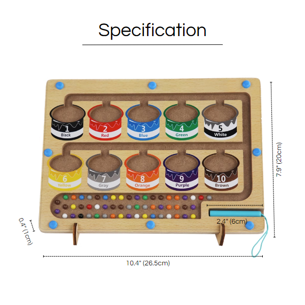 MagnetLearn Montessori Toy - Learn through Magnetic Baby Game