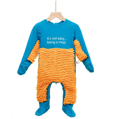 Mopster Baby Crawling Mopping Romper