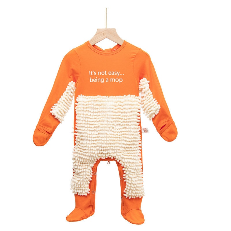 Mopster Baby Crawling Mopping Romper