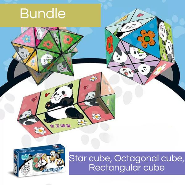 Magic Cube Panda Puzzle